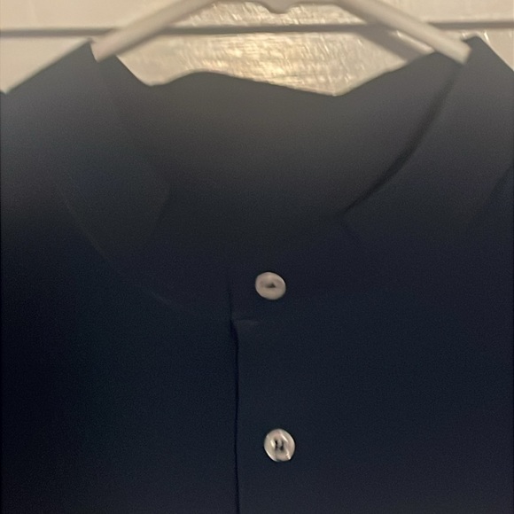 Men Middle Eastern Traditional Thobe Abaya Navy Blue White - Picture 7 of 8